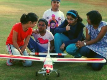 students enjoying aviation summer camp near mumbai