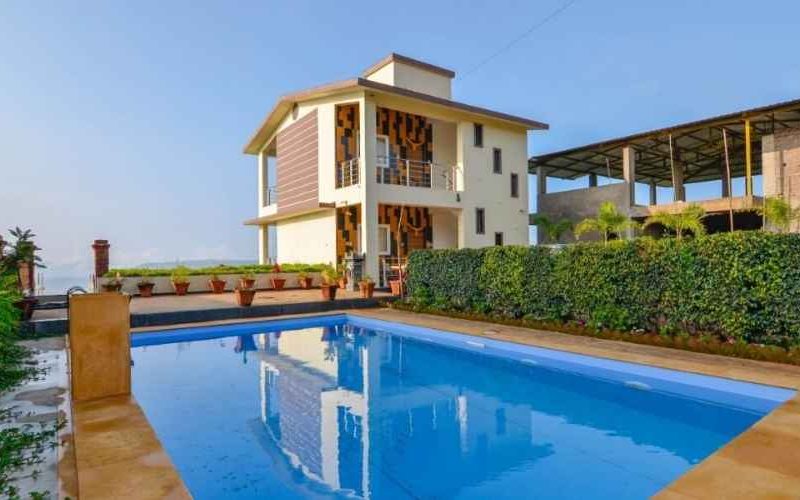 luxury 3bhk bungalow in mahabaleshwar with swimming pool on rent
