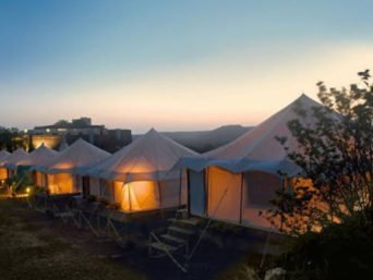 heritage luxury tent stay glamping near pune